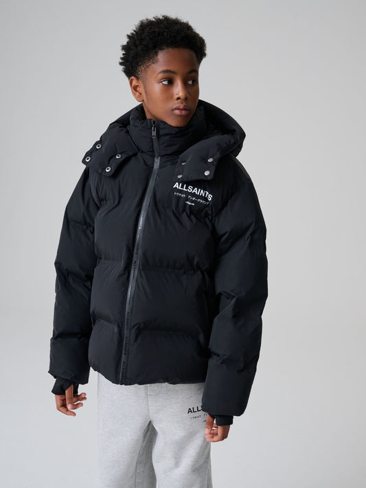 smALLSAINTS Black Underground Short Padded Coat - image 1