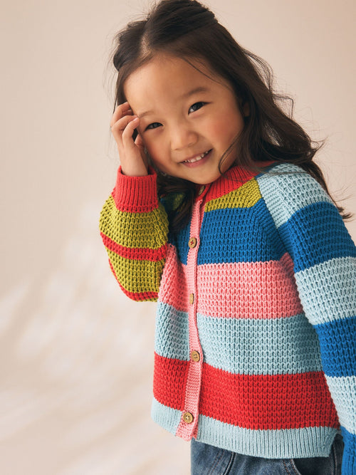Dsiney Kidz - Multicolour Stripe Cardigan (3mths-7yrs) image 1