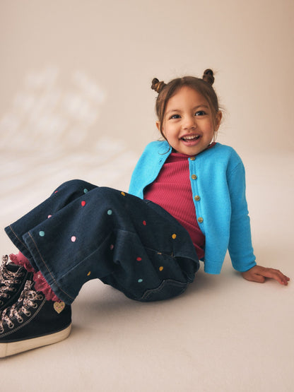 Dsiney Kidz - Bright Blue Knit Cardigan (3mths-7yrs) image 2