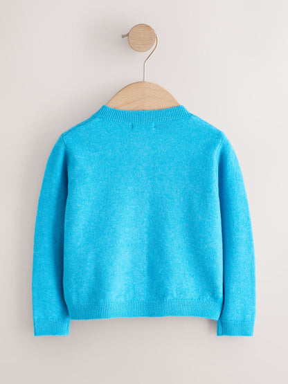 Dsiney Kidz - Bright Blue Knit Cardigan (3mths-7yrs) image 5