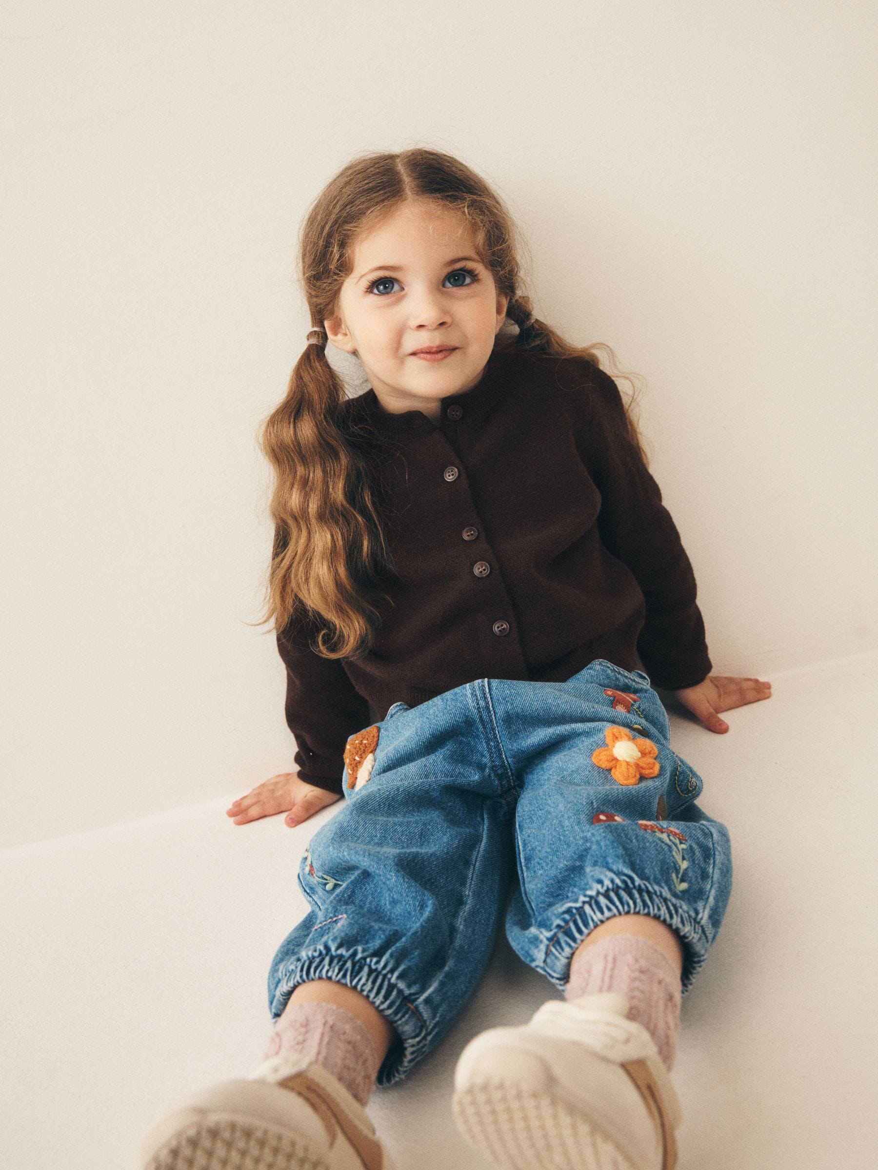 Dsiney Kidz - Chocolate Brown Knit Cardigan (3mths-7yrs) image 2