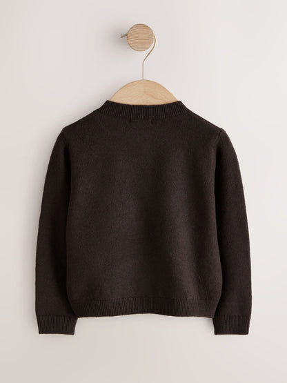 Dsiney Kidz - Chocolate Brown Knit Cardigan (3mths-7yrs) image 5