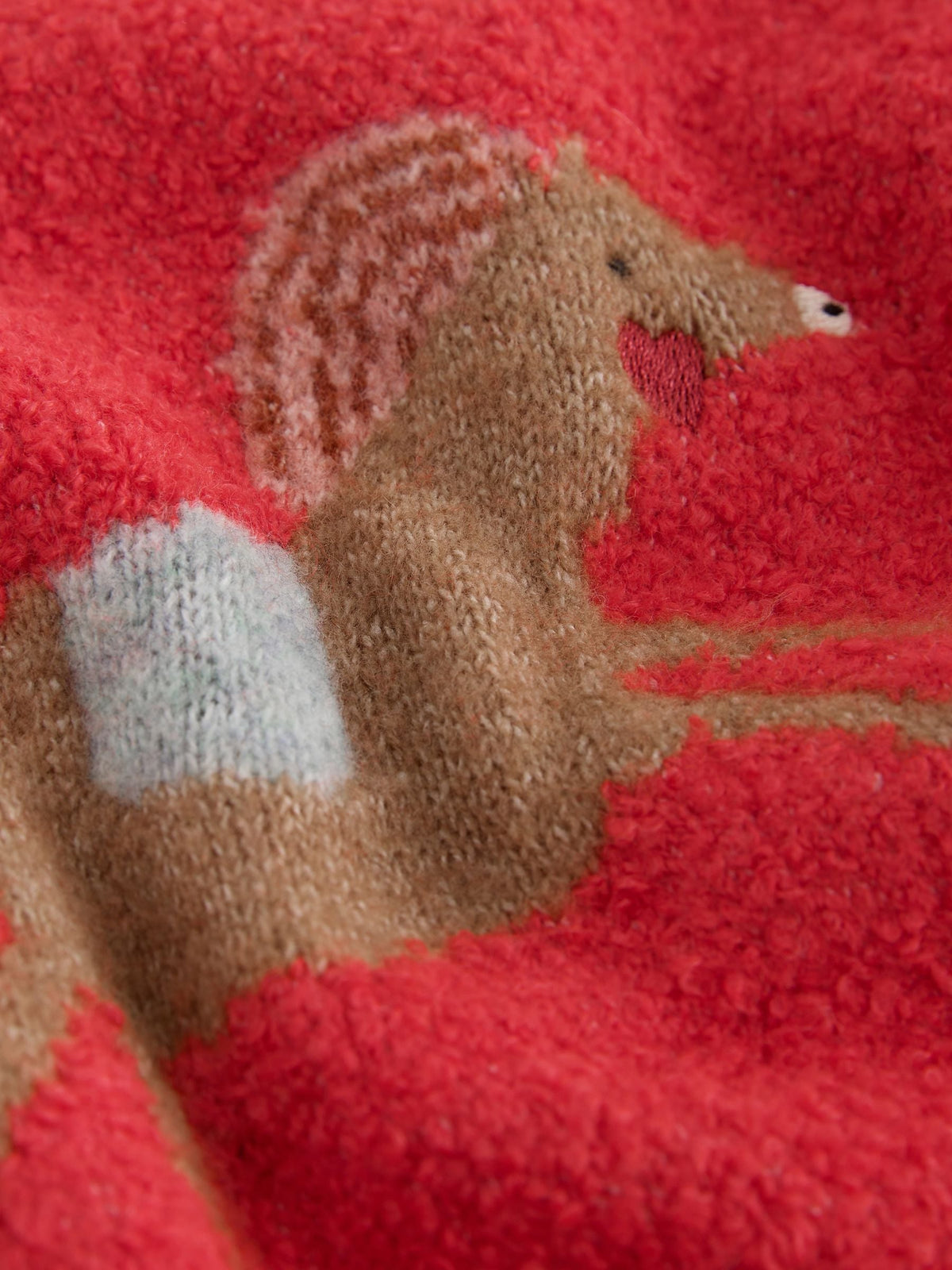 Dsiney Kidz - Red Horse Boxy Jumper (3mths-7yrs) image 3