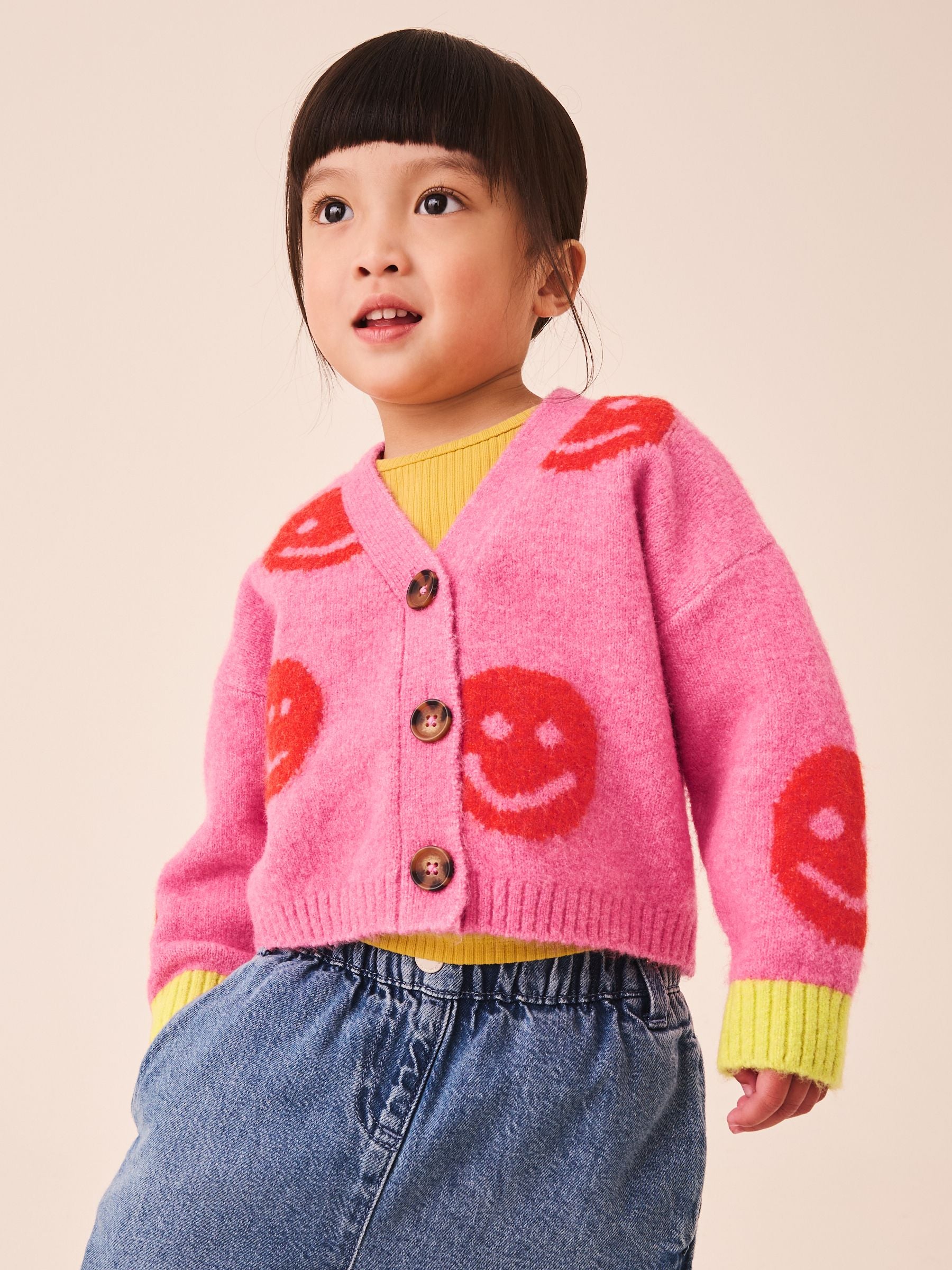 Dsiney Kidz - Pink V-Neck Cardigan (3mths-7yrs) image 1