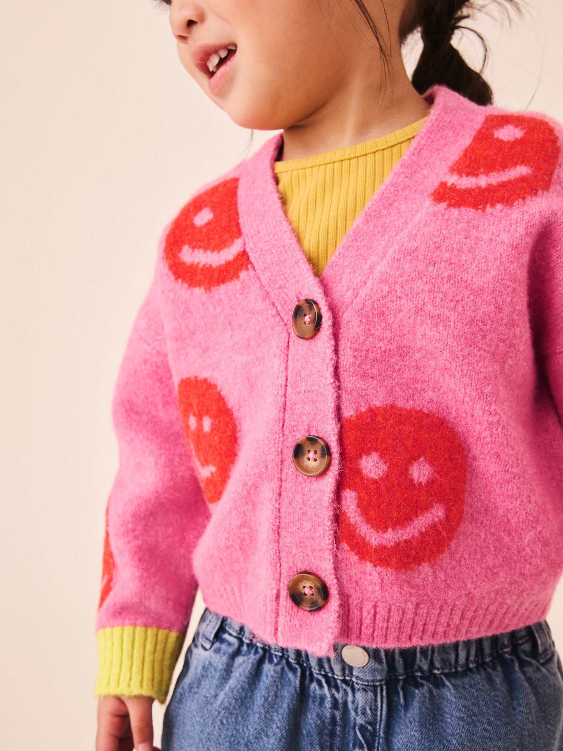Dsiney Kidz - Pink V-Neck Cardigan (3mths-7yrs) image 2