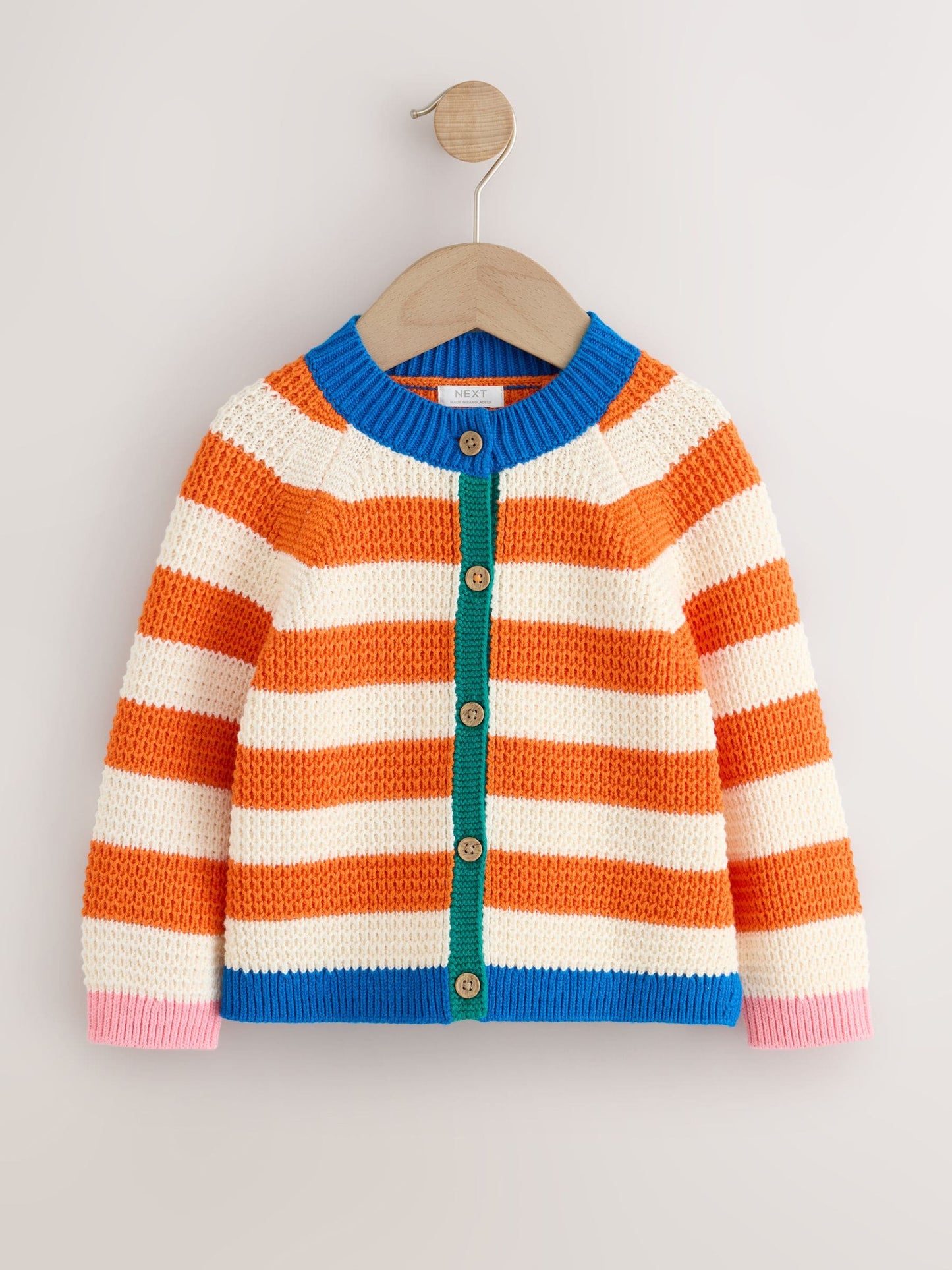 Dsiney Kidz - Orange Stripe Cardigan (3mths-7yrs) image 1