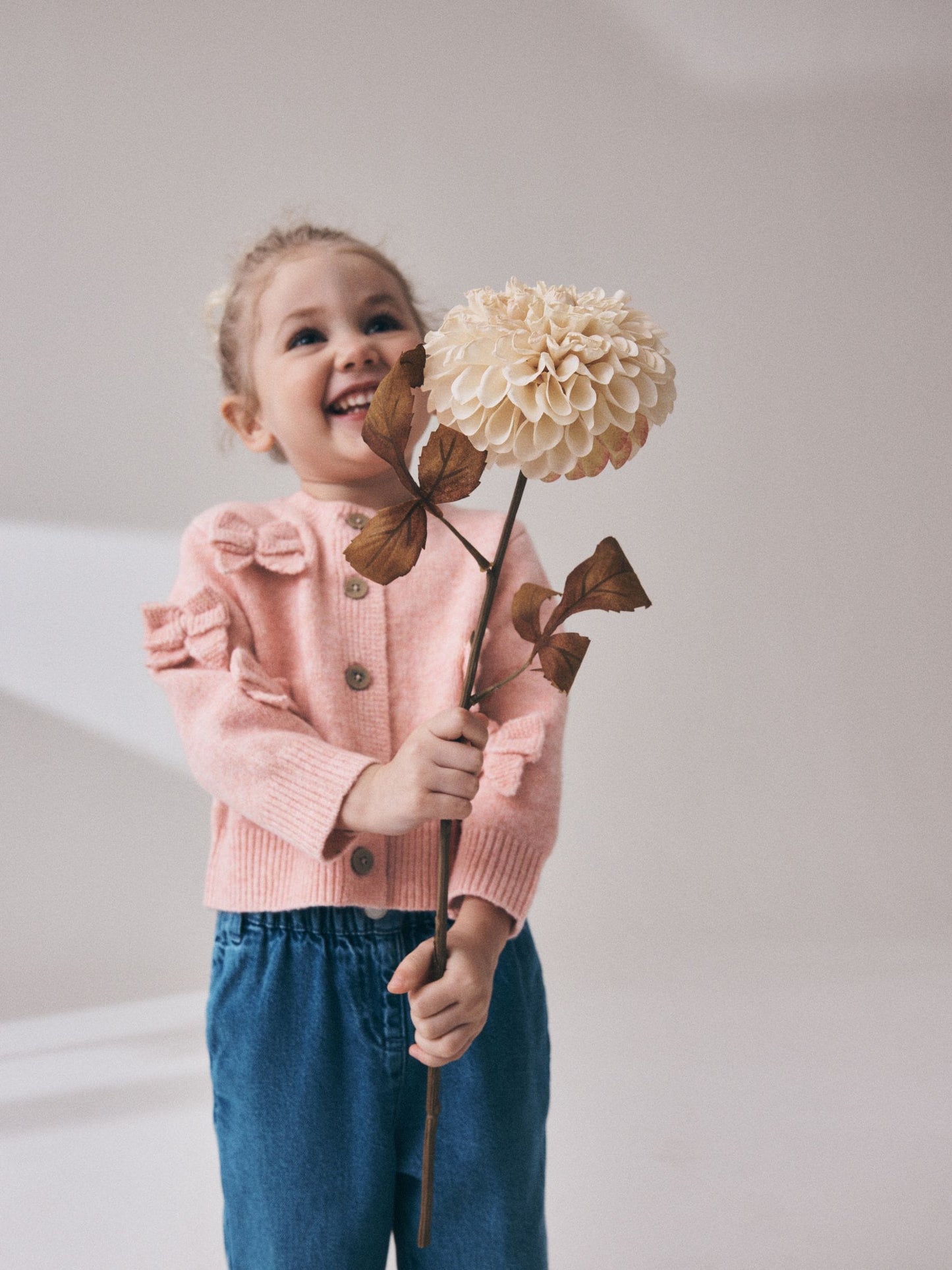 Dsiney Kidz - Pink Bow Embroidered Cardigan (3mths-7yrs) image 4