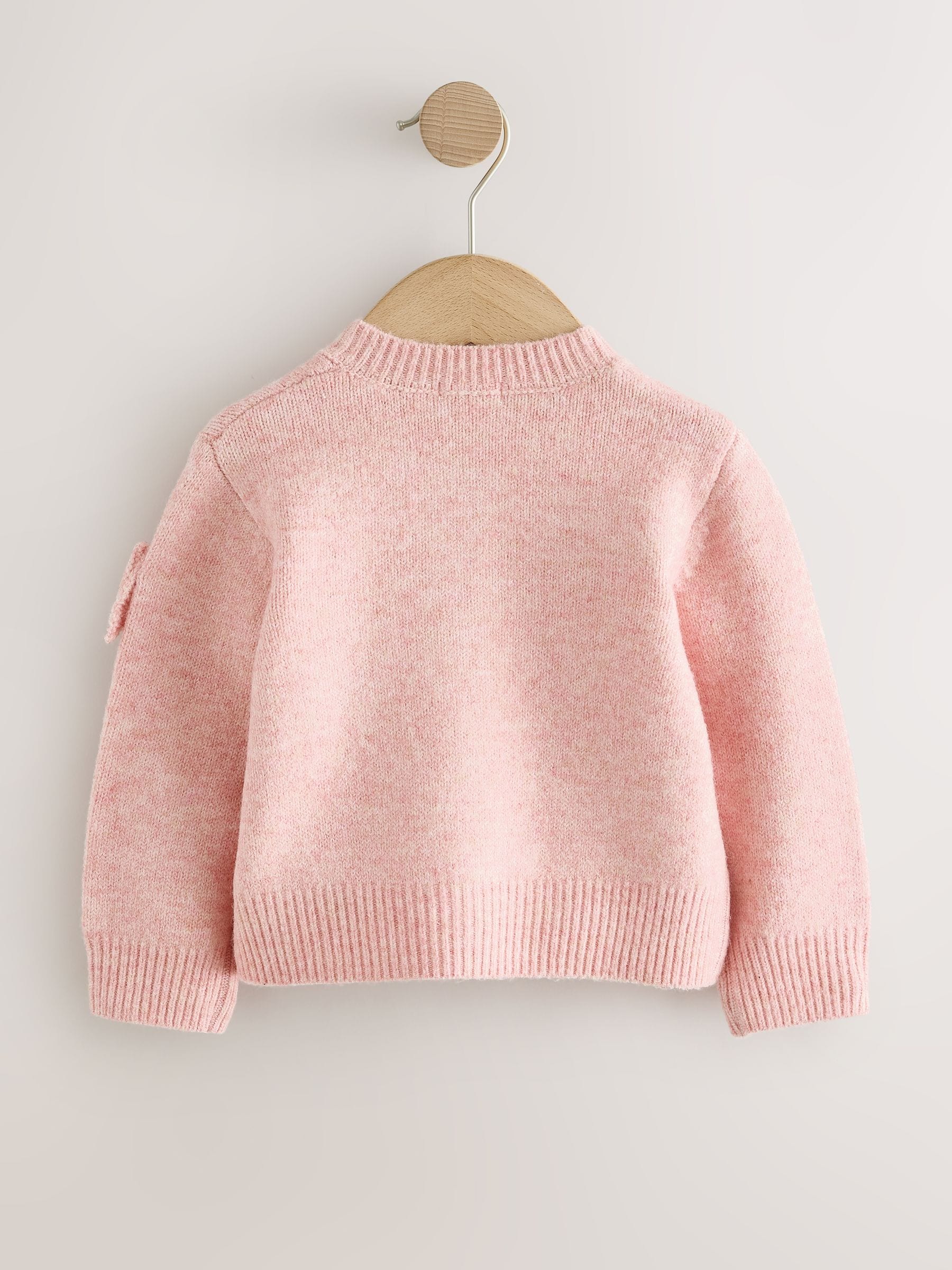 Dsiney Kidz - Pink Bow Embroidered Cardigan (3mths-7yrs) image 7