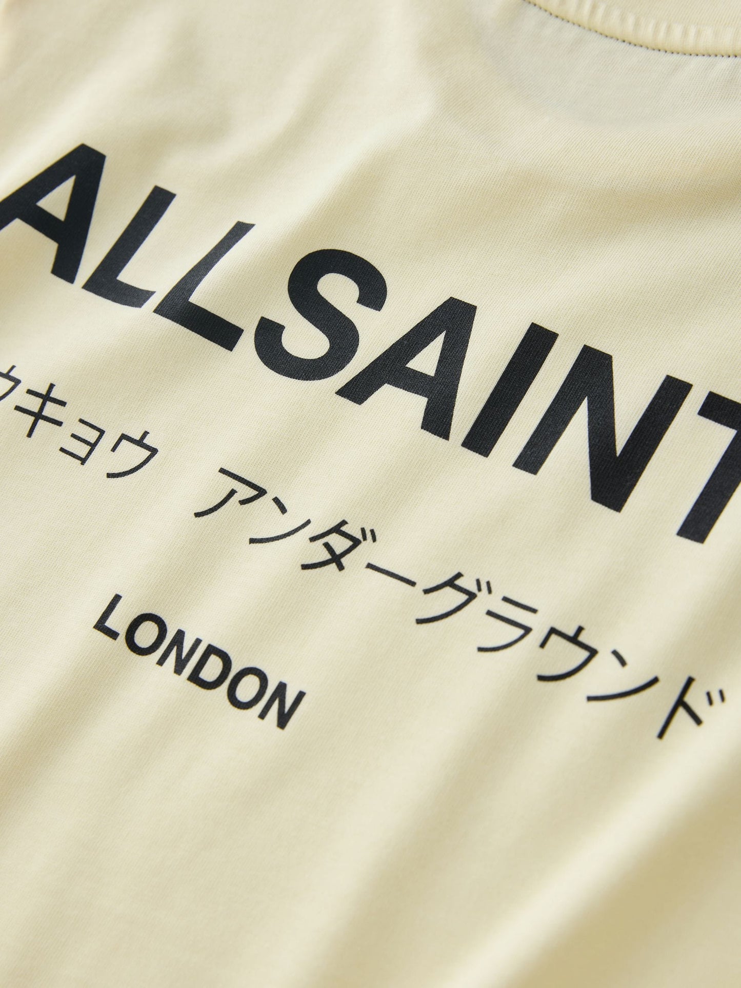 Dsiney Kidz - smALLSAINTS Light Yellow Oversized Underground Crew Neck T-Shirt image 10