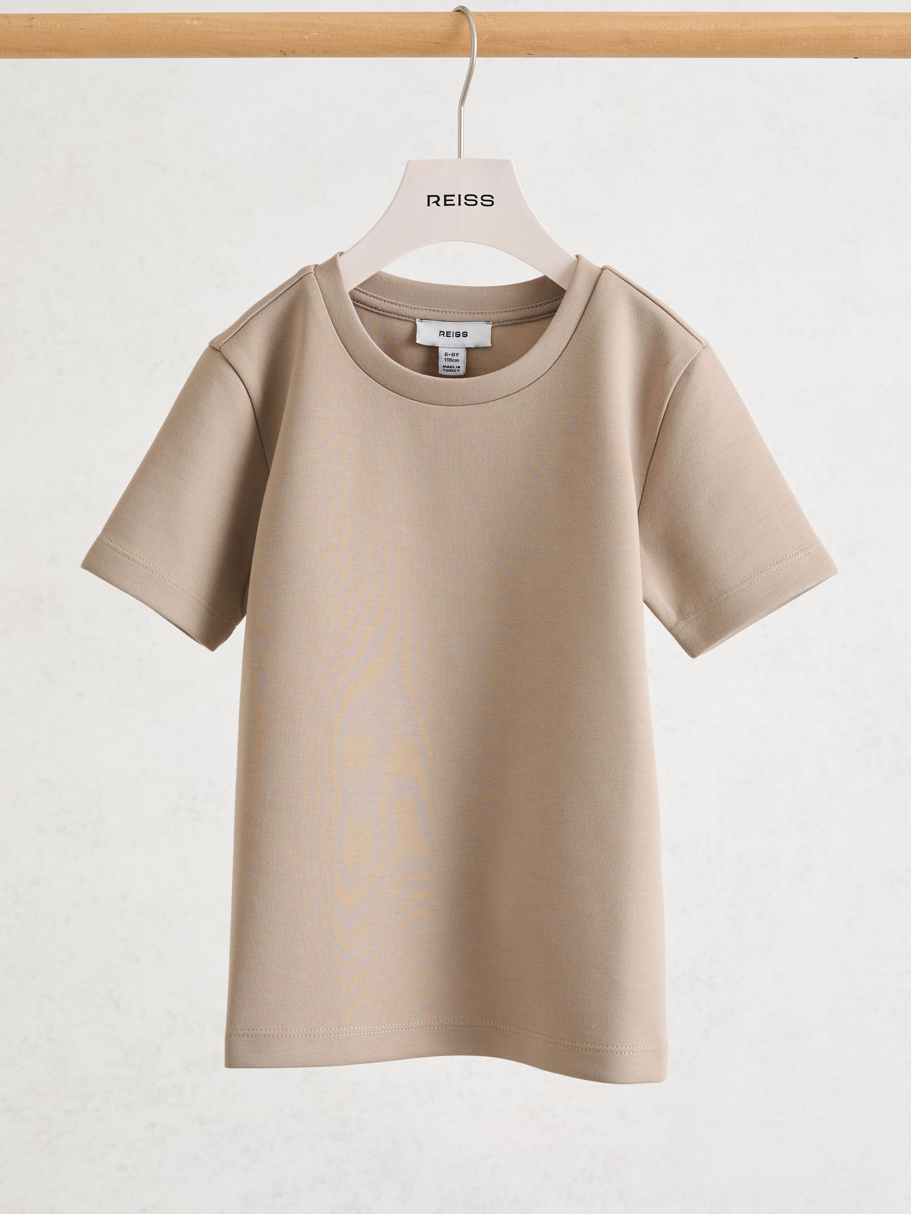 Reiss Stone Bradley 9-13 yrs Premium Interlock Crew-Neck T-Shirt image 2