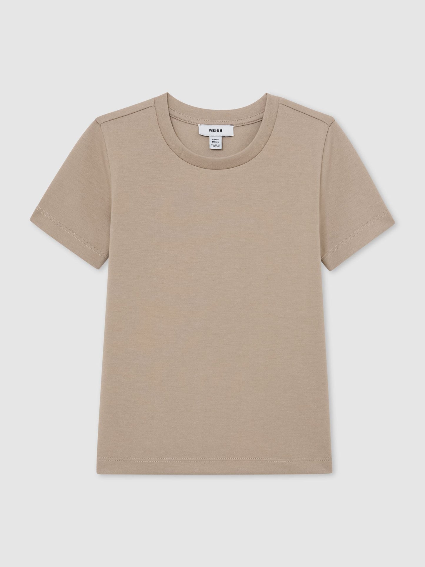 Reiss Stone Bradley 9-13 yrs Premium Interlock Crew-Neck T-Shirt image 3