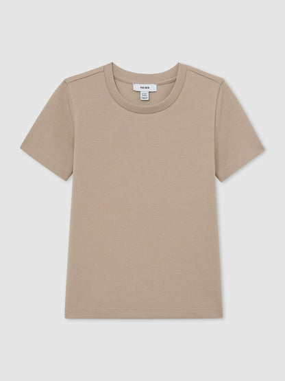 Reiss Stone Bradley 9-13 yrs Premium Interlock Crew-Neck T-Shirt image 3