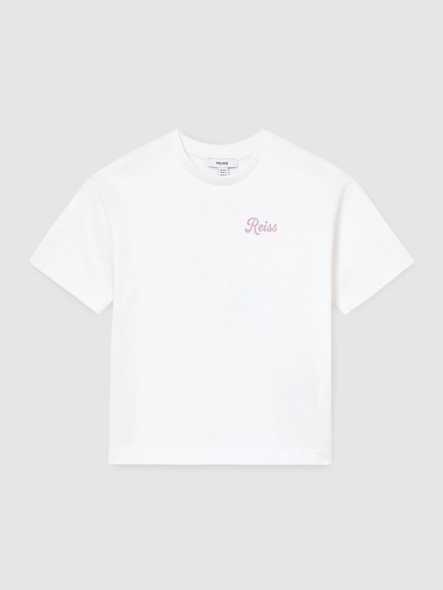 Reiss Optic White Baden 9-13 yrs Cotton Ice Lolly-Print T-Shirt image 2