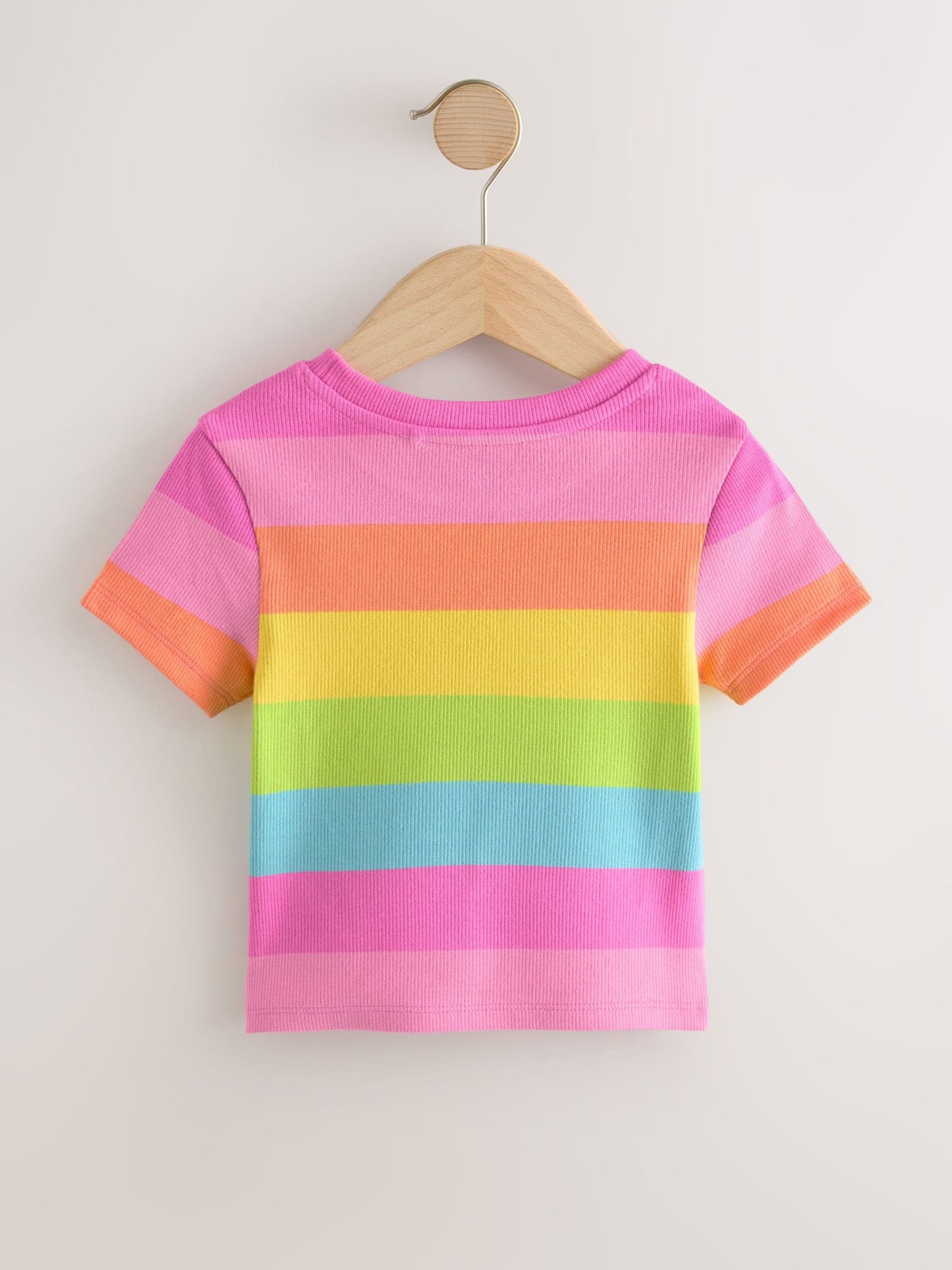 Dsiney Kidz - Multi Bright Short Sleeve Ribbed T-Shirts 4 Pack (3-16yrs) image 3
