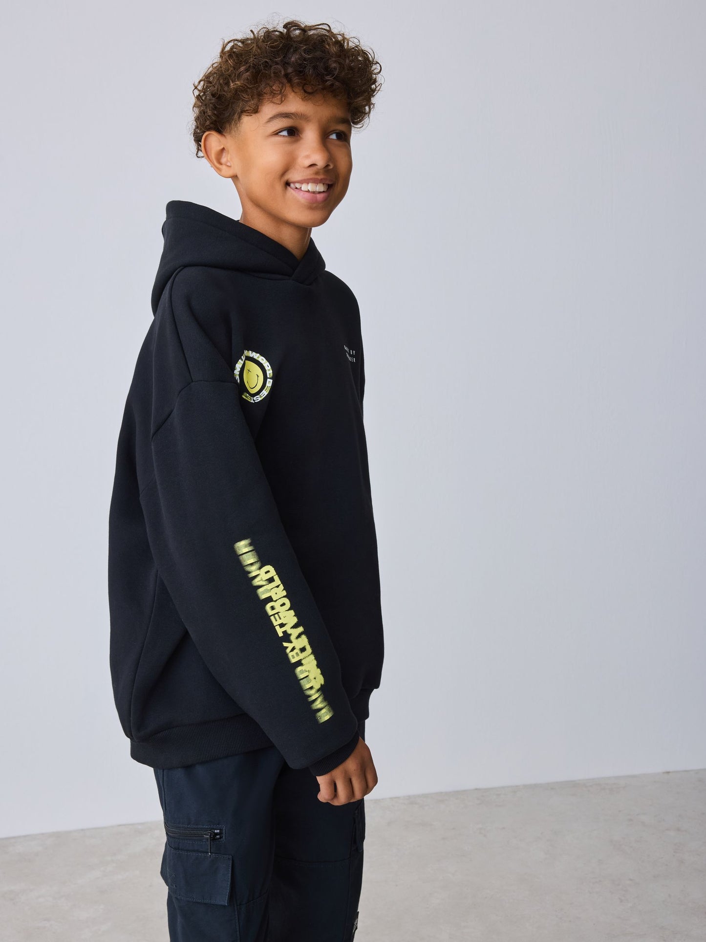 Smiley World Baker by Ted Baker Graphic Hoodie image 3