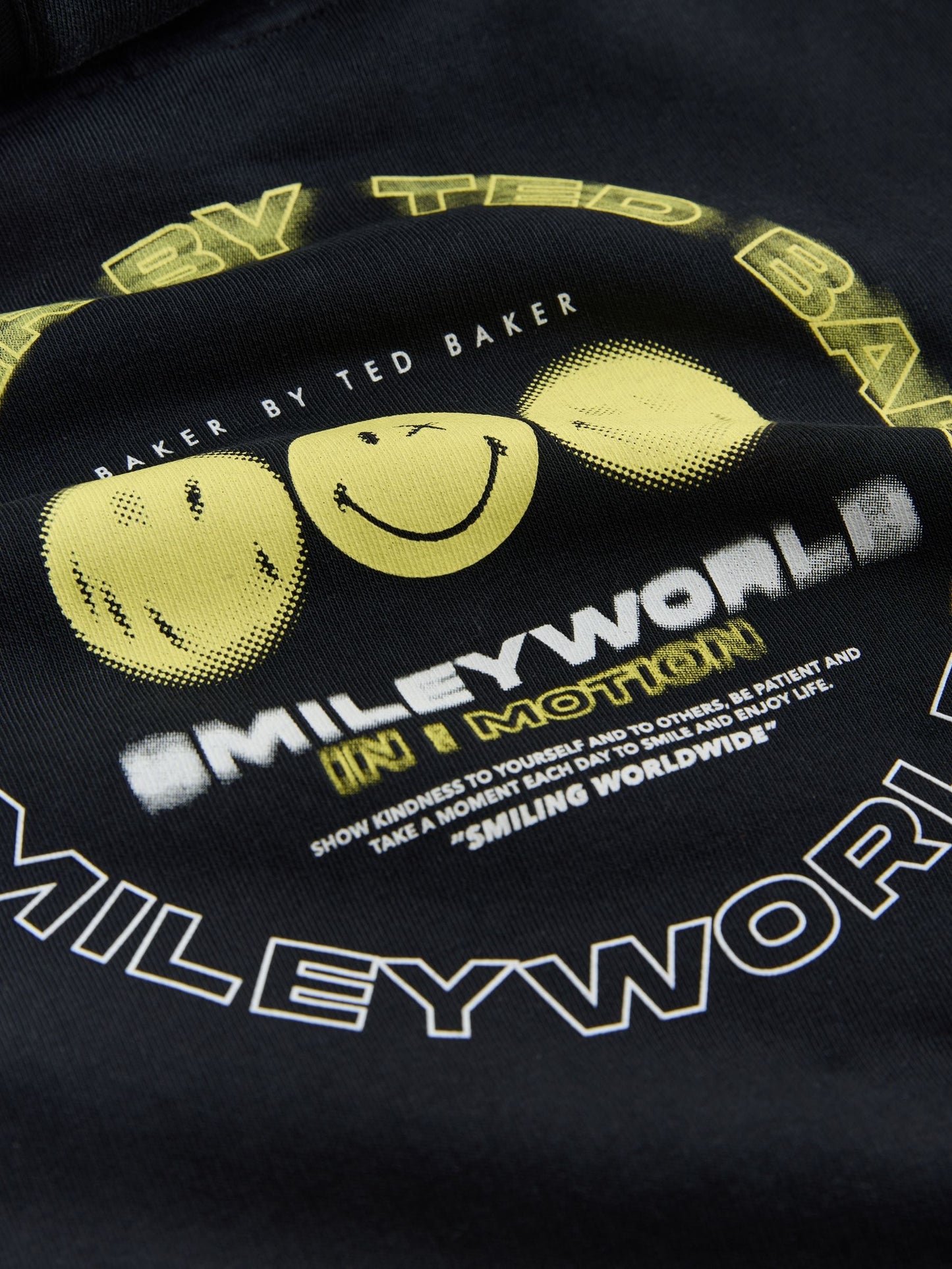Smiley World Baker by Ted Baker Graphic Hoodie image 9