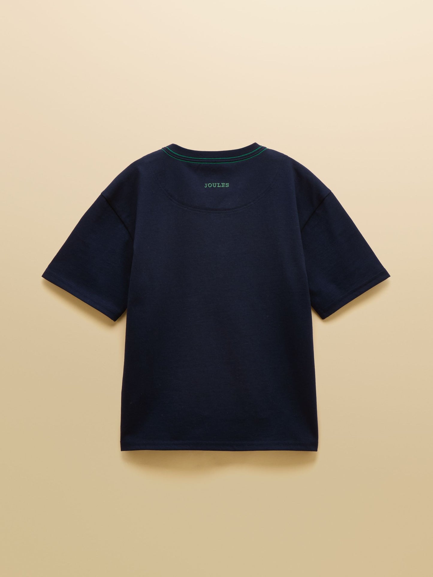 Joules Boys' Archie Navy Applique Graphic T-Shirt image 2