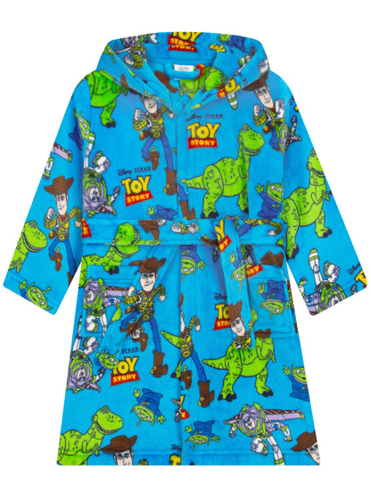 Character Blue Disney Toy Story Woody And Buzz Lightyear Dressing Gown image 1