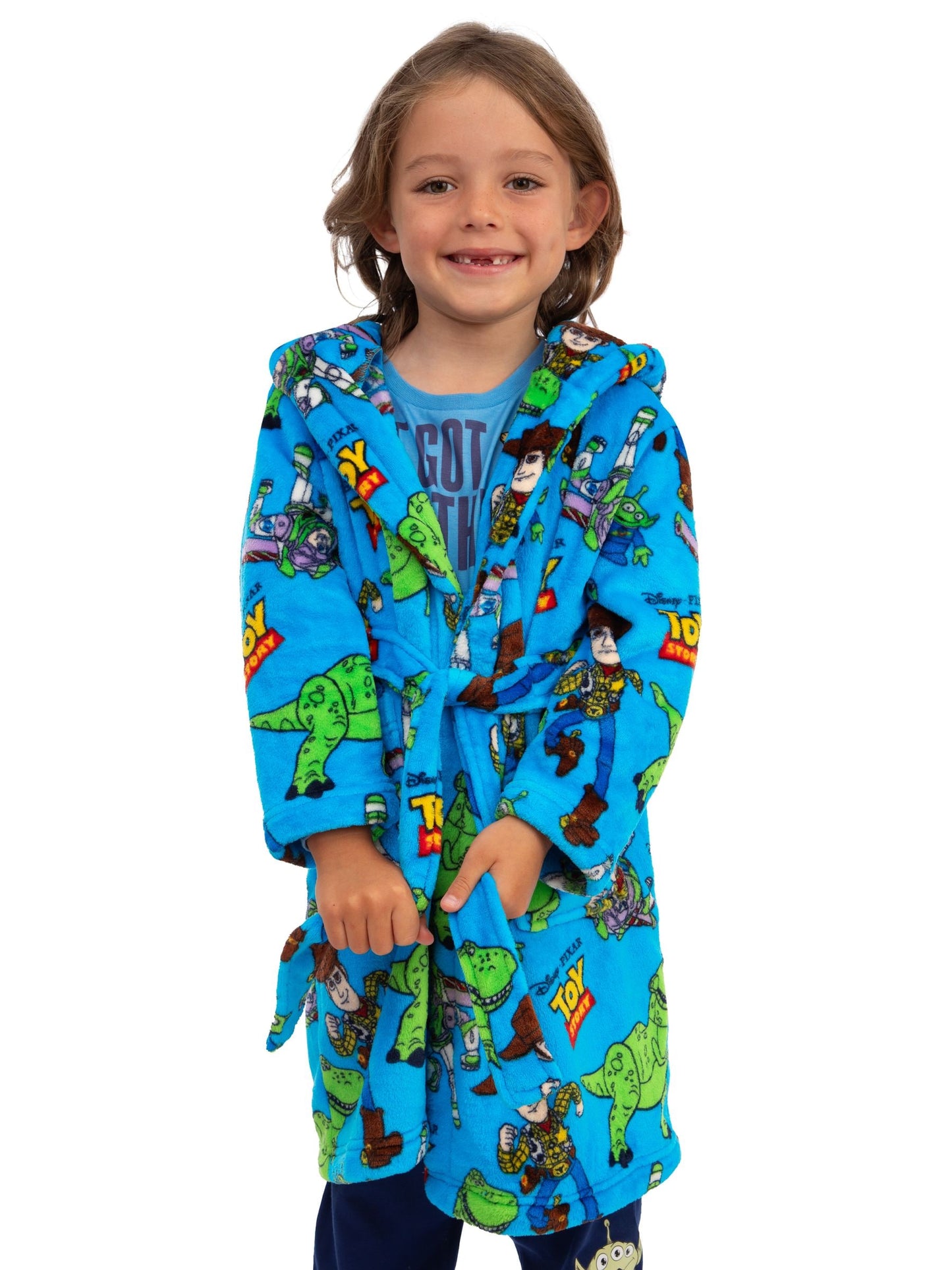 Character Blue Disney Toy Story Woody And Buzz Lightyear Dressing Gown image 6