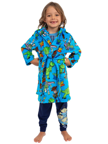 Character Blue Disney Toy Story Woody And Buzz Lightyear Dressing Gown image 7