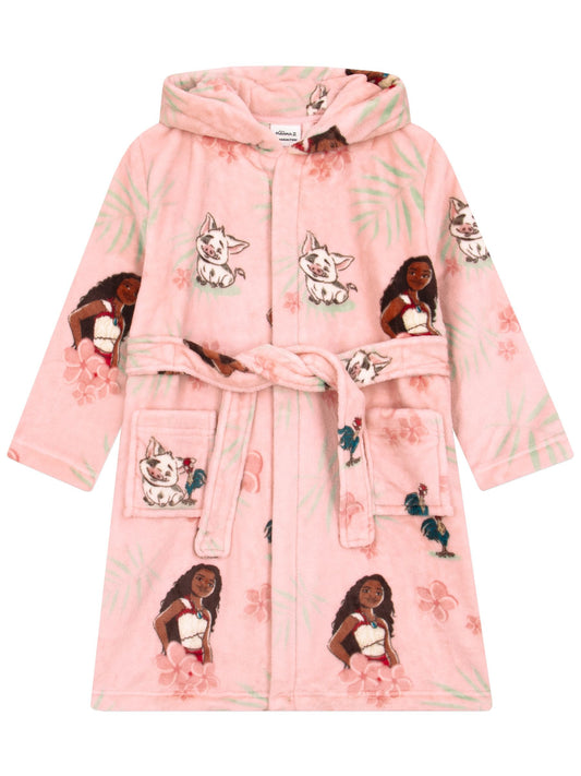 Character Pink Disney Moana Dressing Gown image 1
