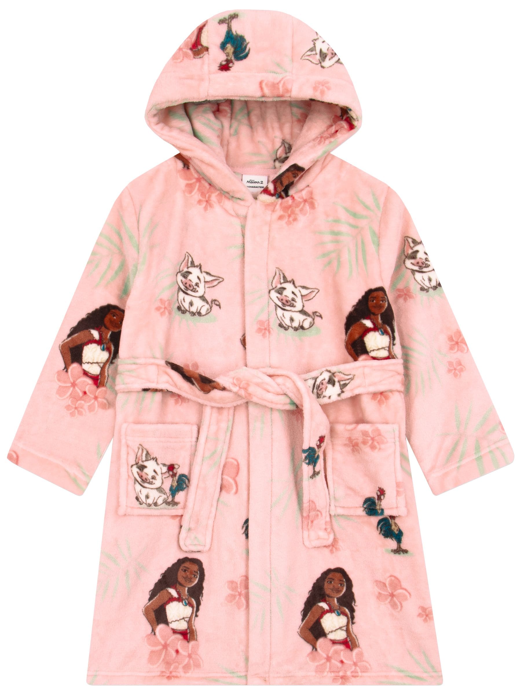 Character Pink Disney Moana Dressing Gown image 2