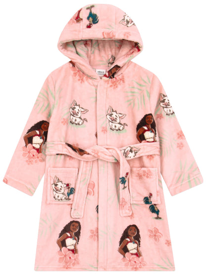 Character Pink Disney Moana Dressing Gown image 2
