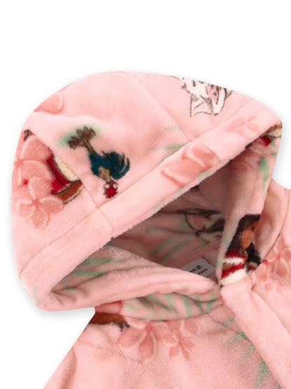 Character Pink Disney Moana Dressing Gown image 4