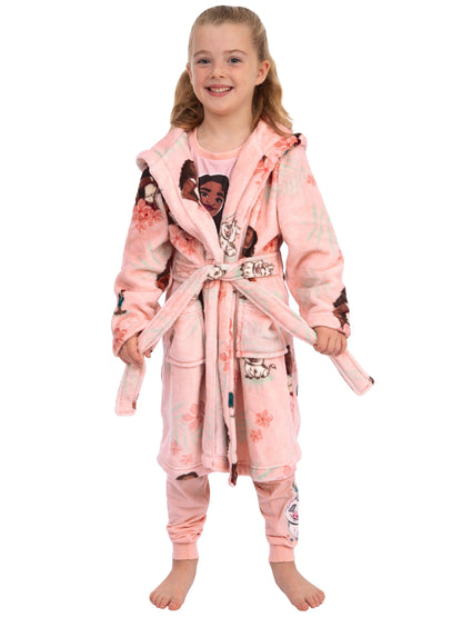 Character Pink Disney Moana Dressing Gown image 5