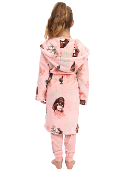 Character Pink Disney Moana Dressing Gown image 6