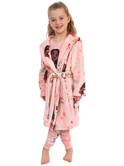 Character Pink Disney Moana Dressing Gown image 7