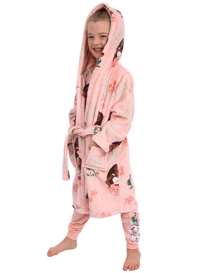 Character Pink Disney Moana Dressing Gown image 8
