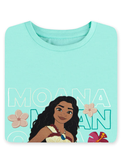 Character Green Disney Moana Long Sleeve T-Shirt image 3