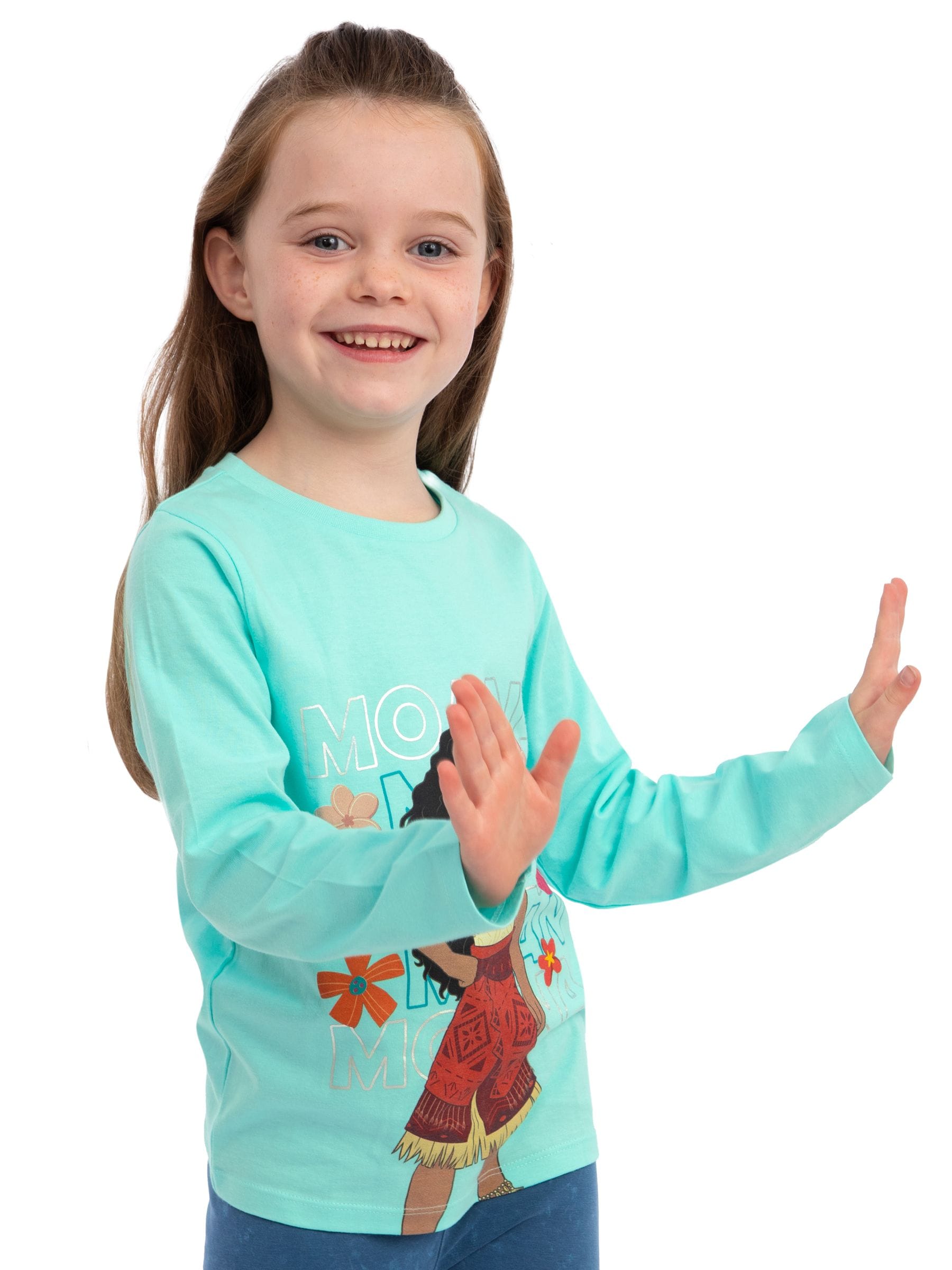 Character Green Disney Moana Long Sleeve T-Shirt image 6