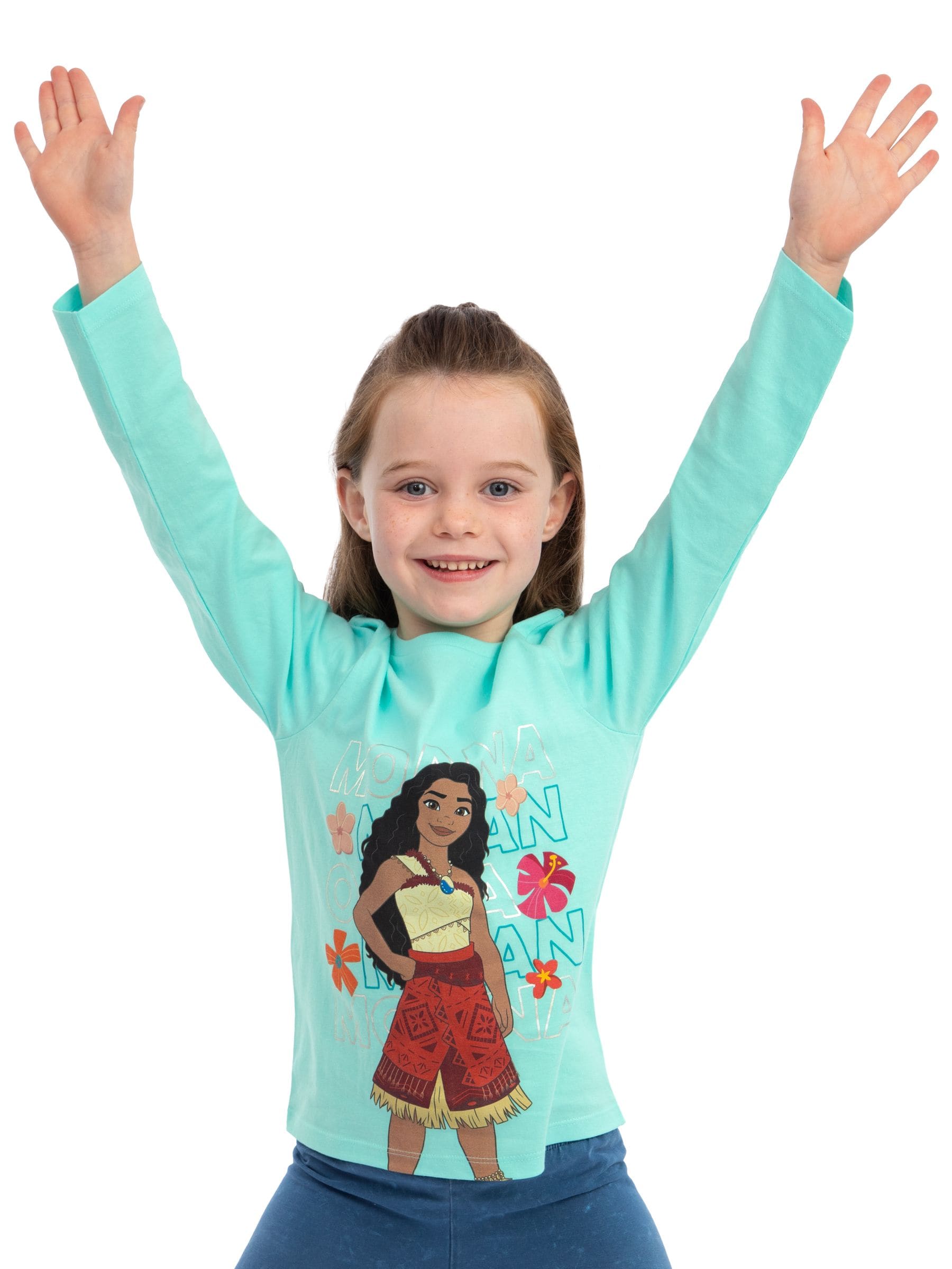Character Green Disney Moana Long Sleeve T-Shirt image 7