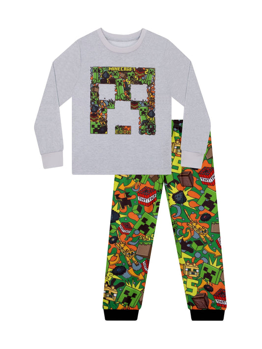 Character Green Minecraft Gaming Pyjamas - image 1
