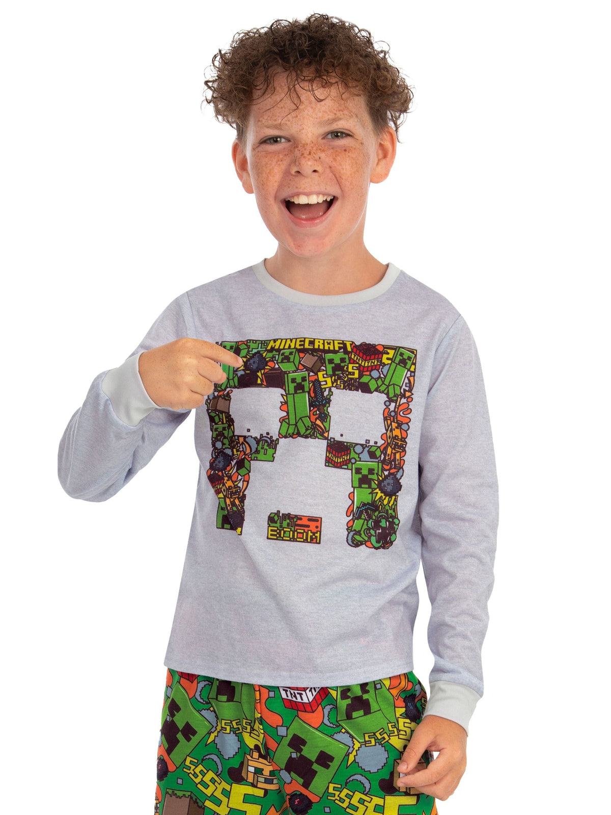Character Green Minecraft Gaming Pyjamas - image 4