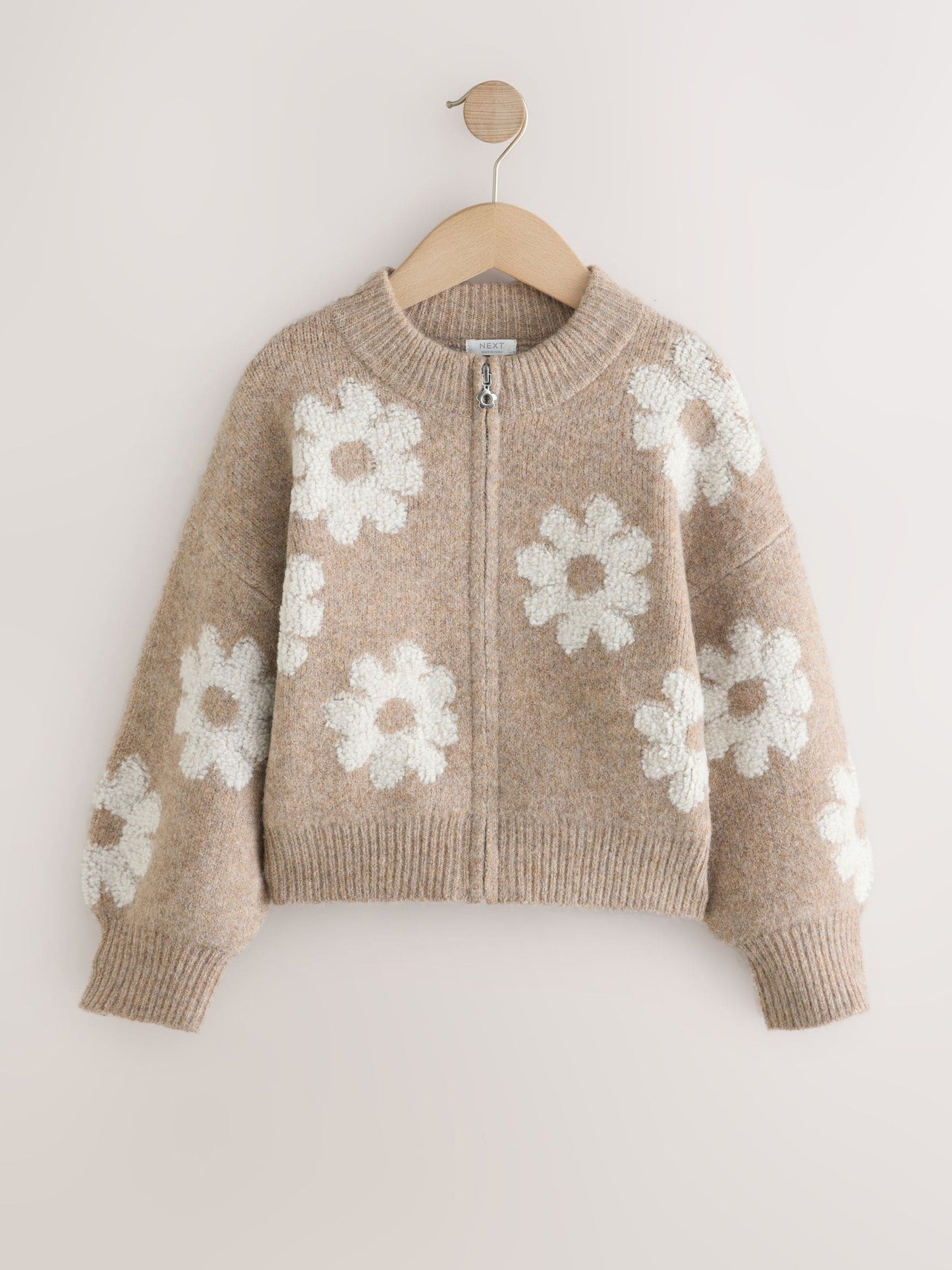 Dsiney Kidz - Neutral Daisy Zip Through Cardigan (3-16yrs) image 5