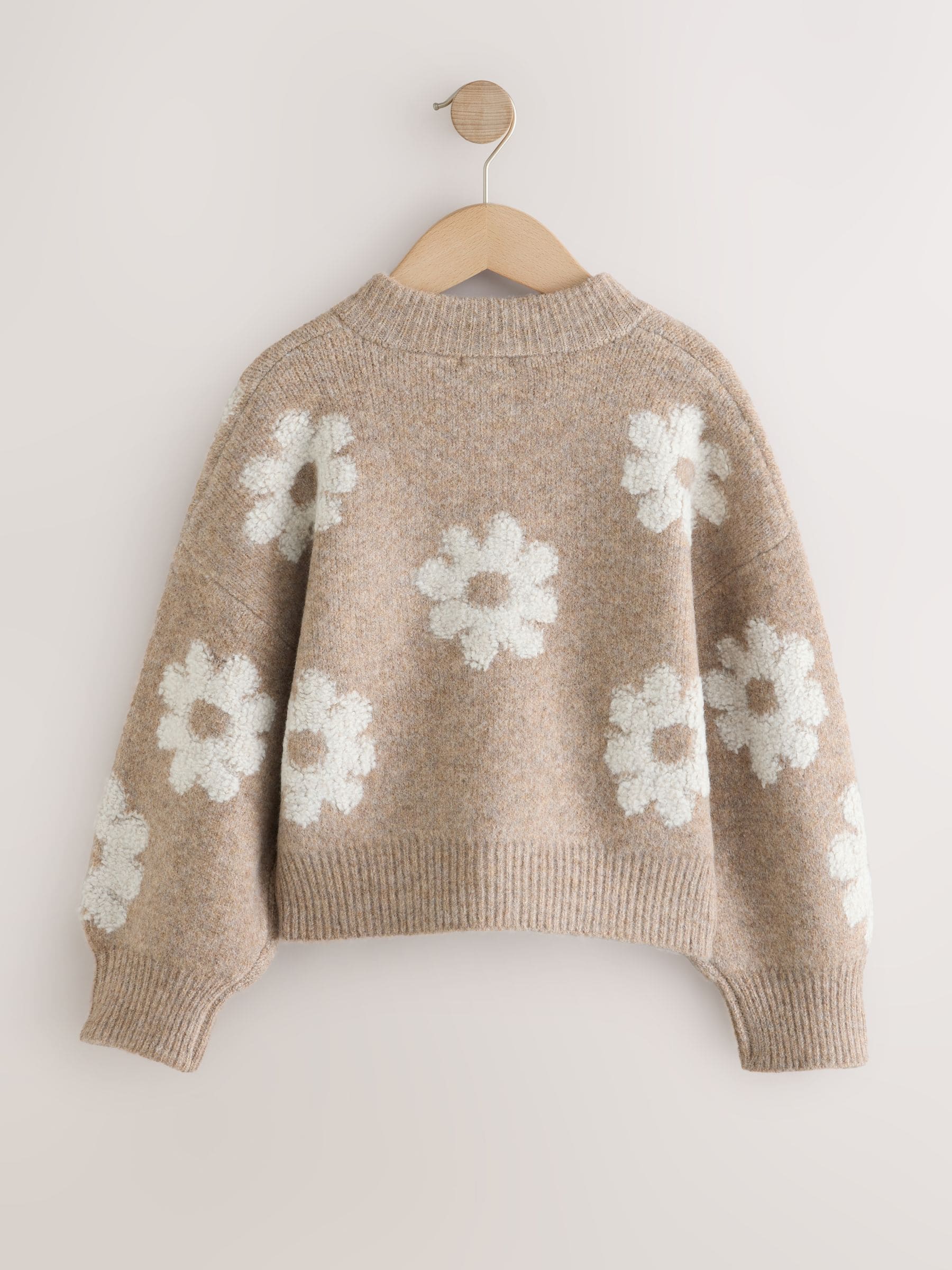 Dsiney Kidz - Neutral Daisy Zip Through Cardigan (3-16yrs) image 6