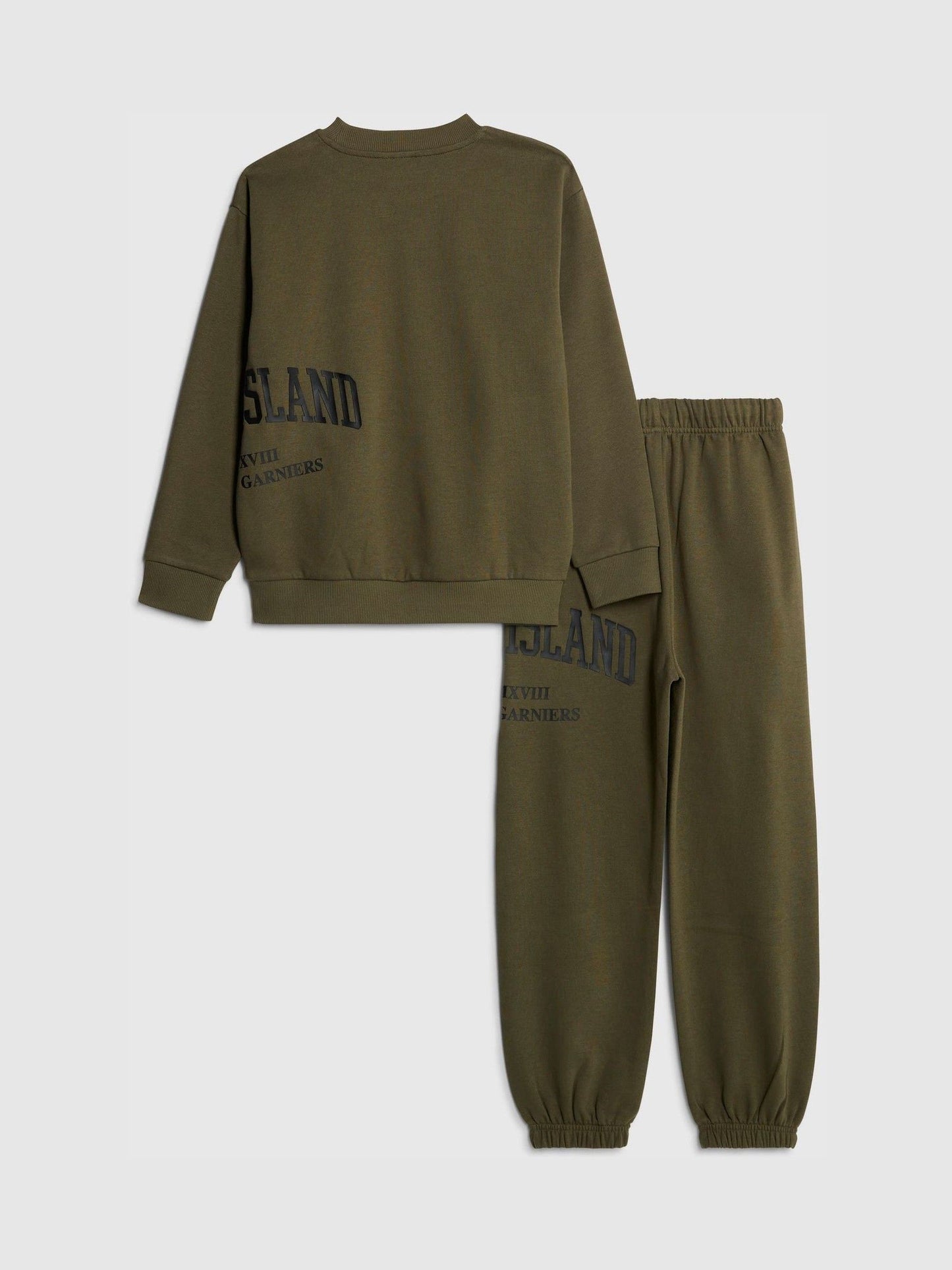 Dsiney Kidz - River Island Green River Varsity Sweatshirt & Jogger Set image 5