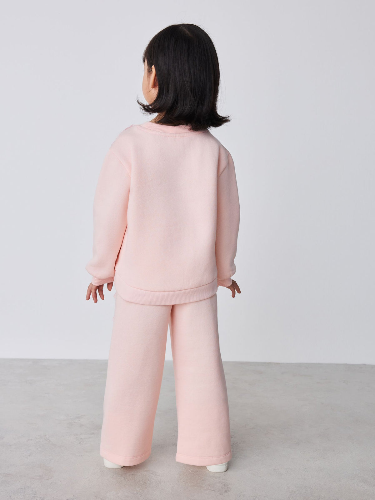 Dsiney Kidz - Baker by Ted Baker Pink Lace Trim Sweat Top & Joggers Set 2 Piece image 2
