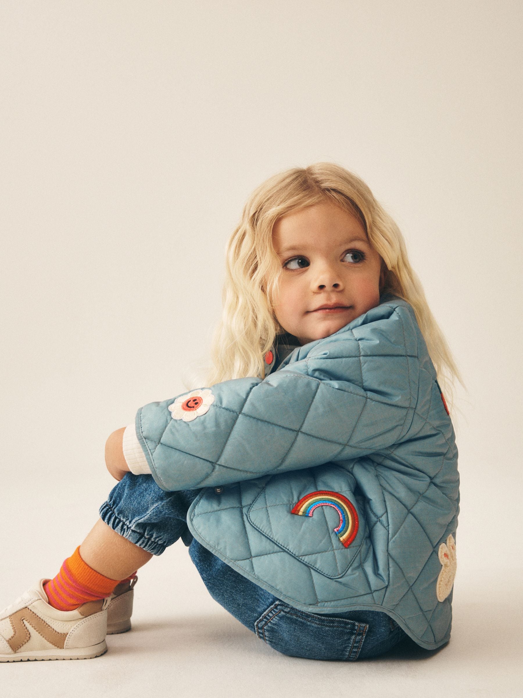 Dsiney Kidz - Green Badge Applique Shower Resistant Quilted  Jacket (3mths-7yrs) image 2