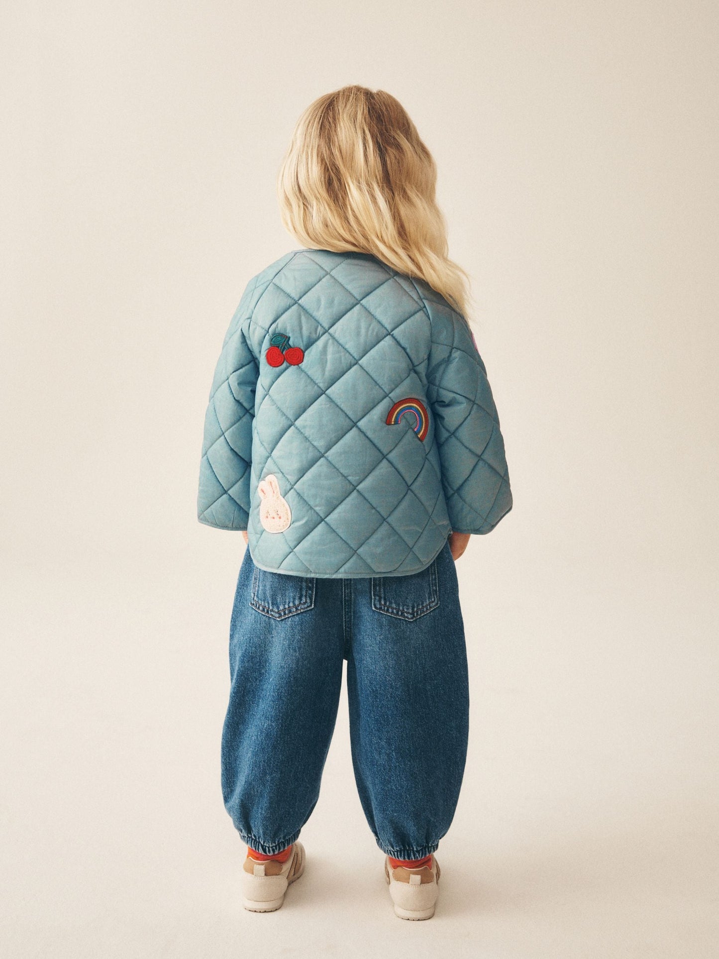 Dsiney Kidz - Green Badge Applique Shower Resistant Quilted  Jacket (3mths-7yrs) image 3