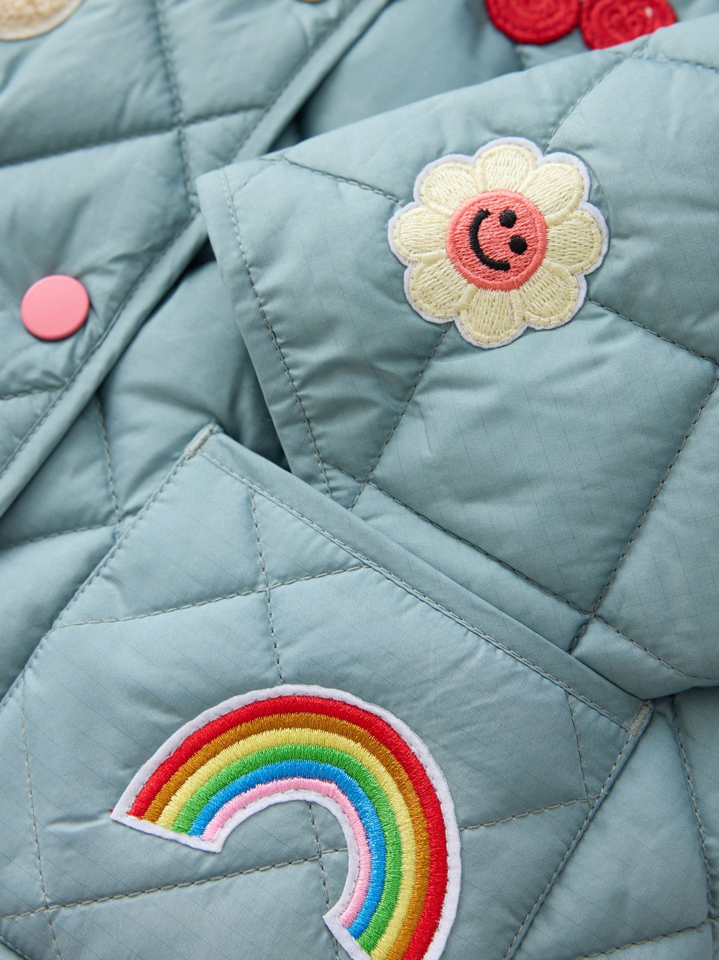 Dsiney Kidz - Green Badge Applique Shower Resistant Quilted  Jacket (3mths-7yrs) image 9