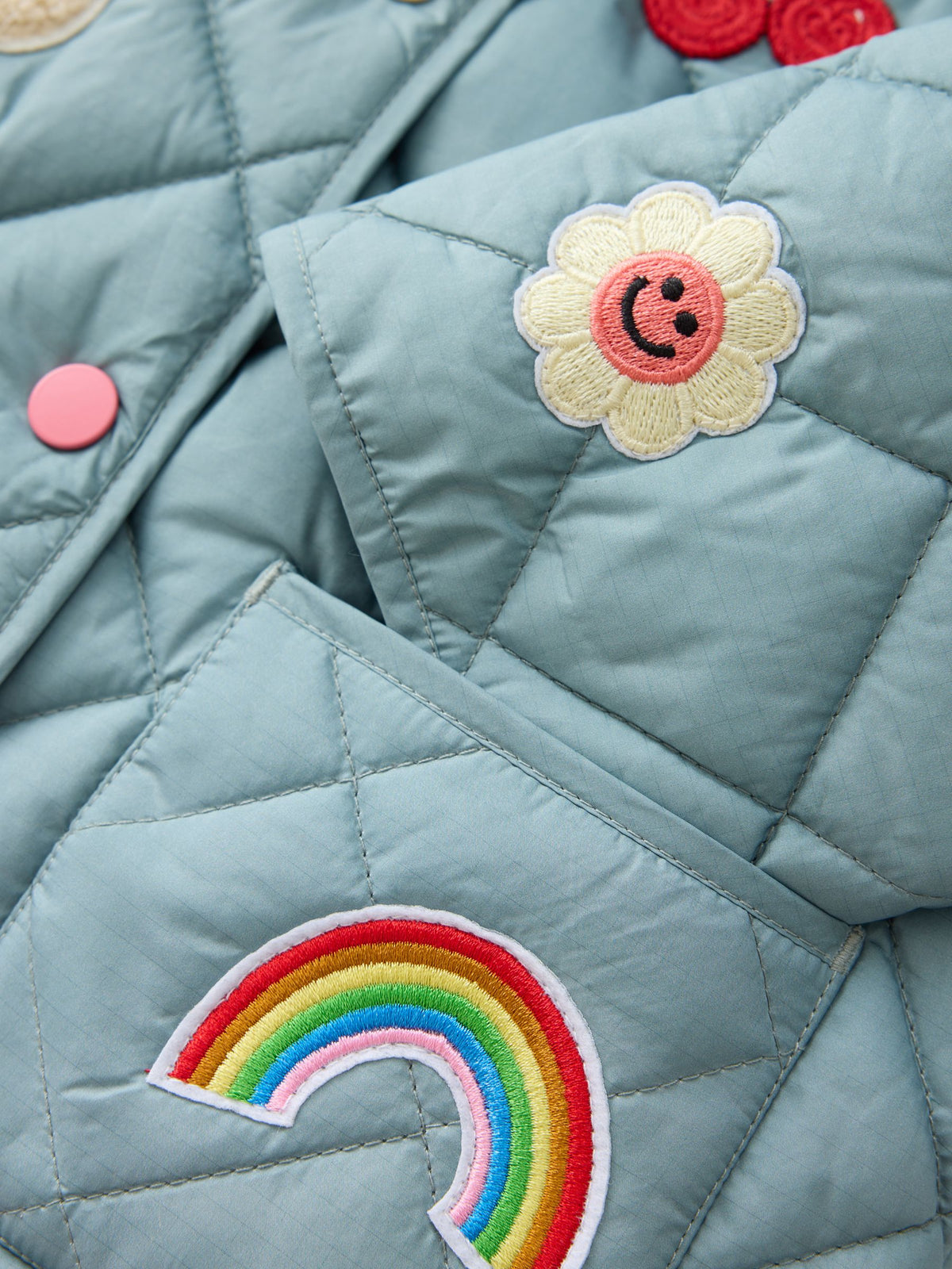 Dsiney Kidz - Green Badge Applique Shower Resistant Quilted  Jacket (3mths-7yrs) image 9