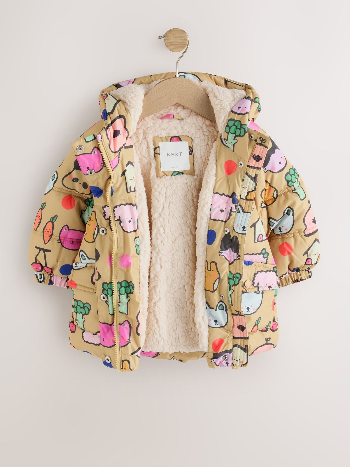Dsiney Kidz - Character Print Shower Resistant Padded Coat with Hood Spikes (3mths-7yrs) image 8