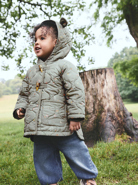 Teal Blue Character Shower Resistant Duffle Coat (3mths-7yrs) - image 1