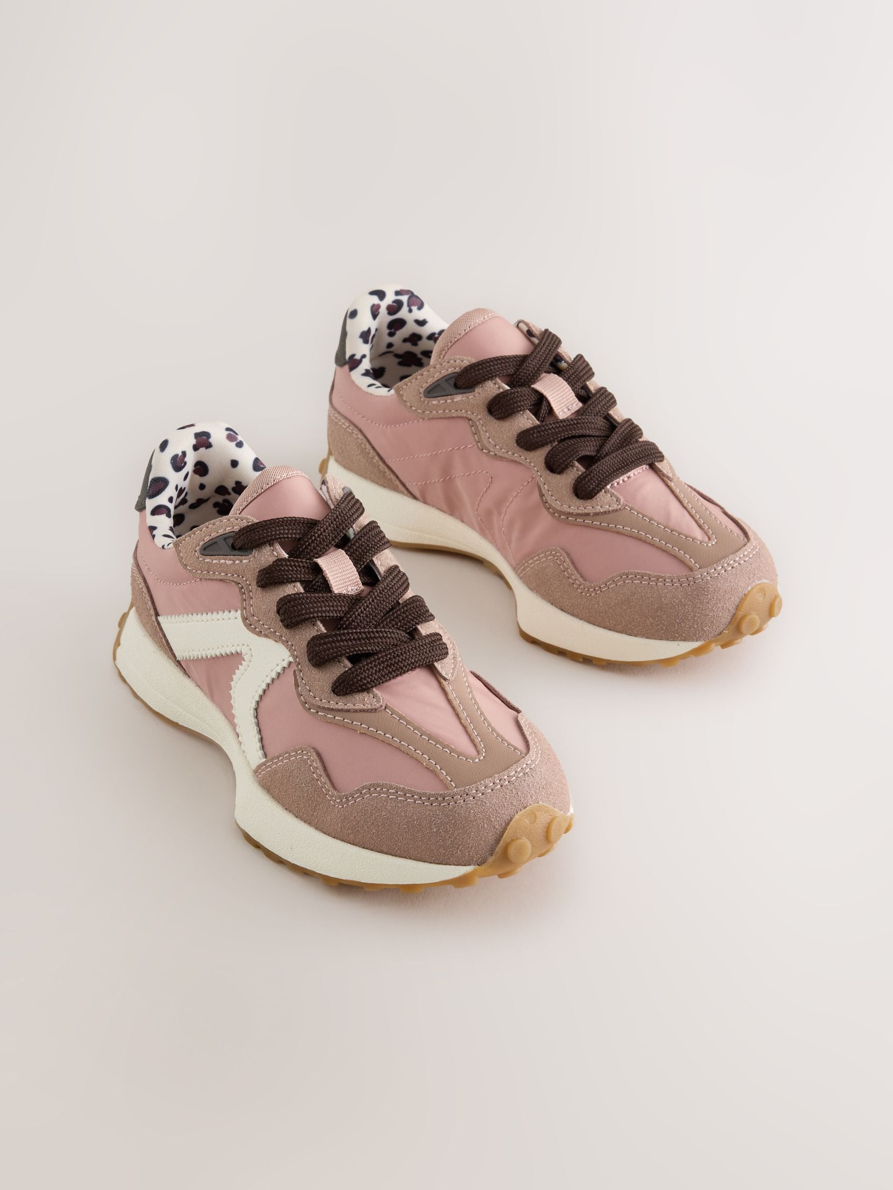 Pink Lace-Up Lifestyle Trainers image 2