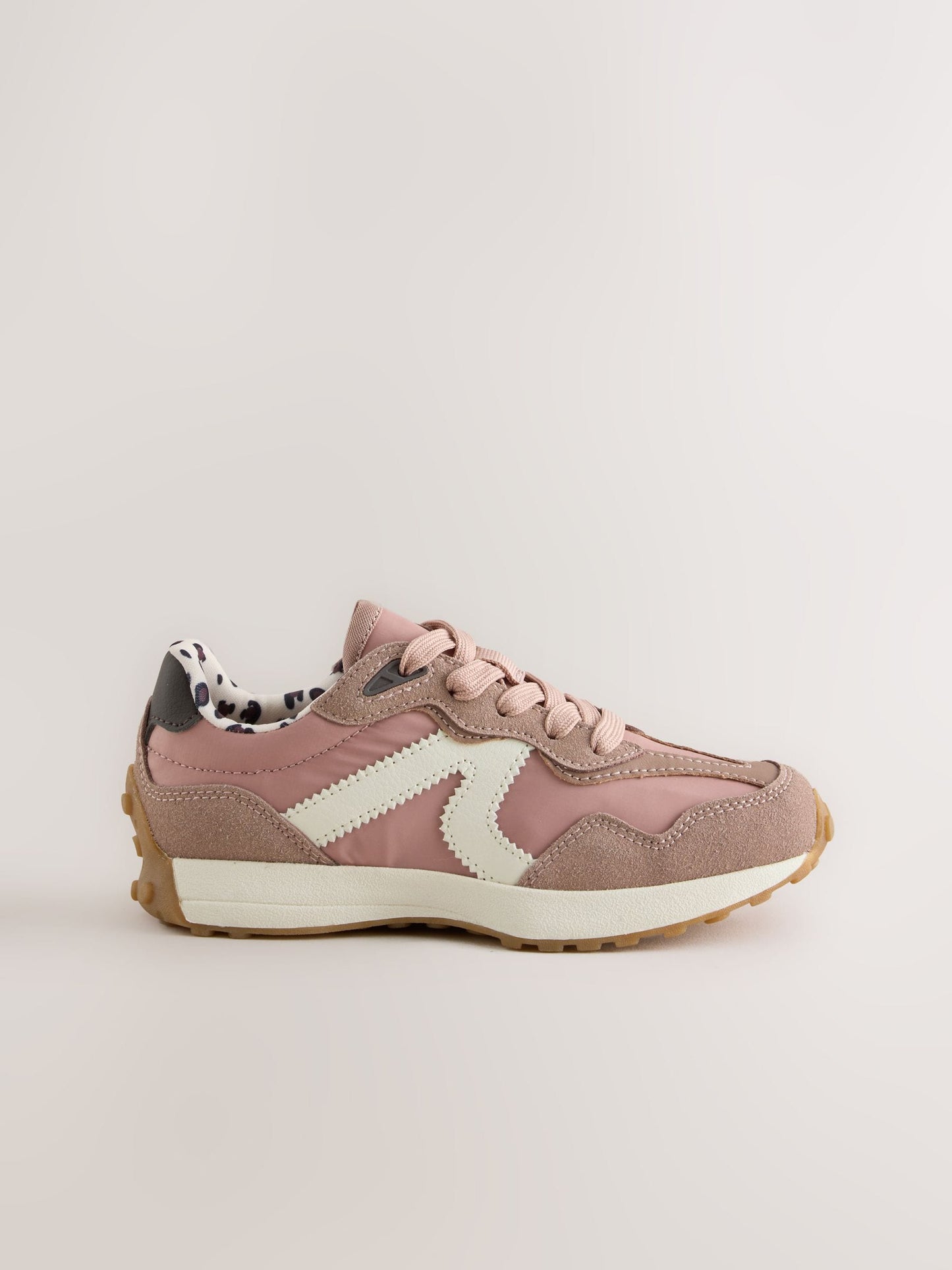 Pink Lace-Up Lifestyle Trainers image 3
