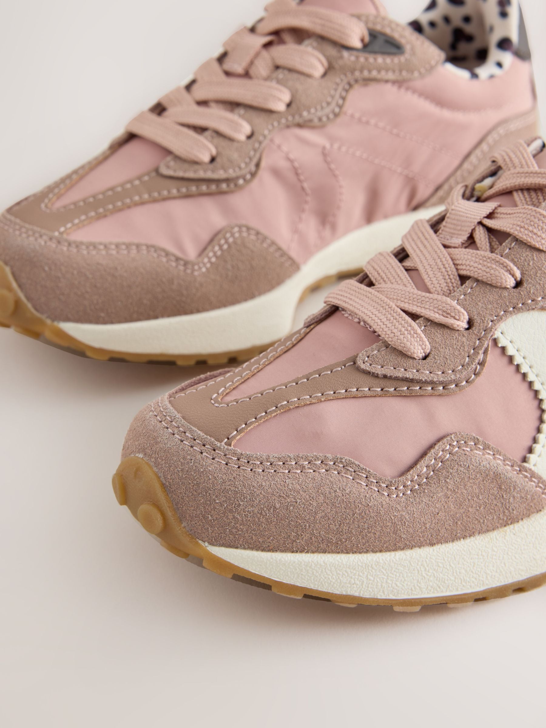 Pink Lace-Up Lifestyle Trainers image 5